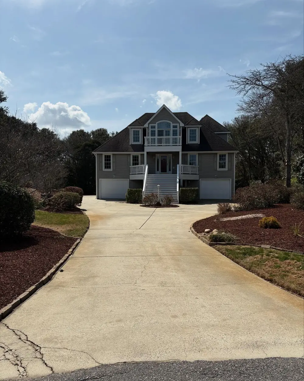 Driveway & Entry, Kitty Hawk, after cleaning by Top Shelf OBX
