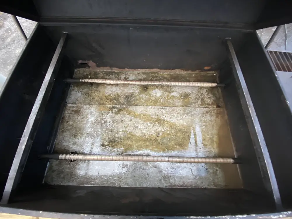 Pellet Grill Degrease, Commercial equipment, after cleaning by Top Shelf OBX