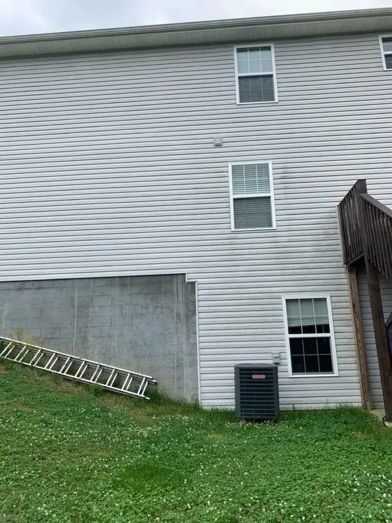 Vinyl Siding Soft Wash, Southern Shores, before cleaning