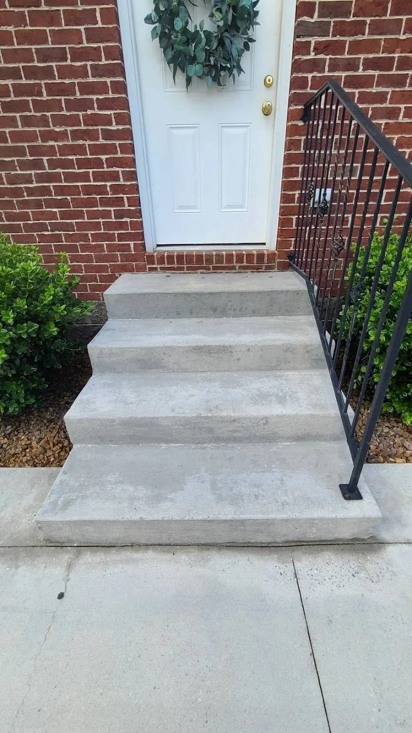 Exterior Staircase, Outer Banks, after cleaning by Top Shelf OBX