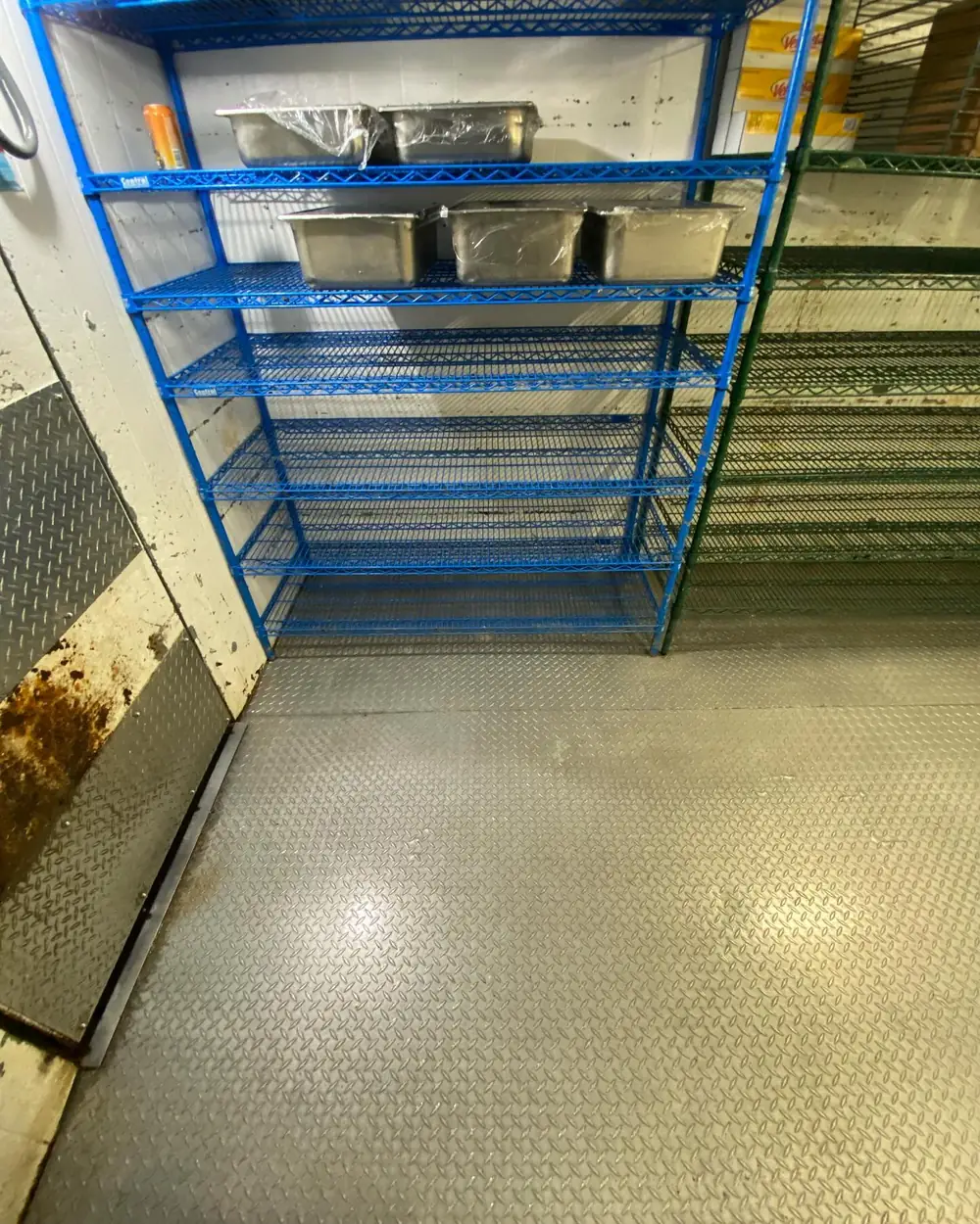 Walk-In Cooler Shelving, Commercial equipment, after cleaning by Top Shelf OBX